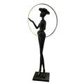Western Lady Silouette