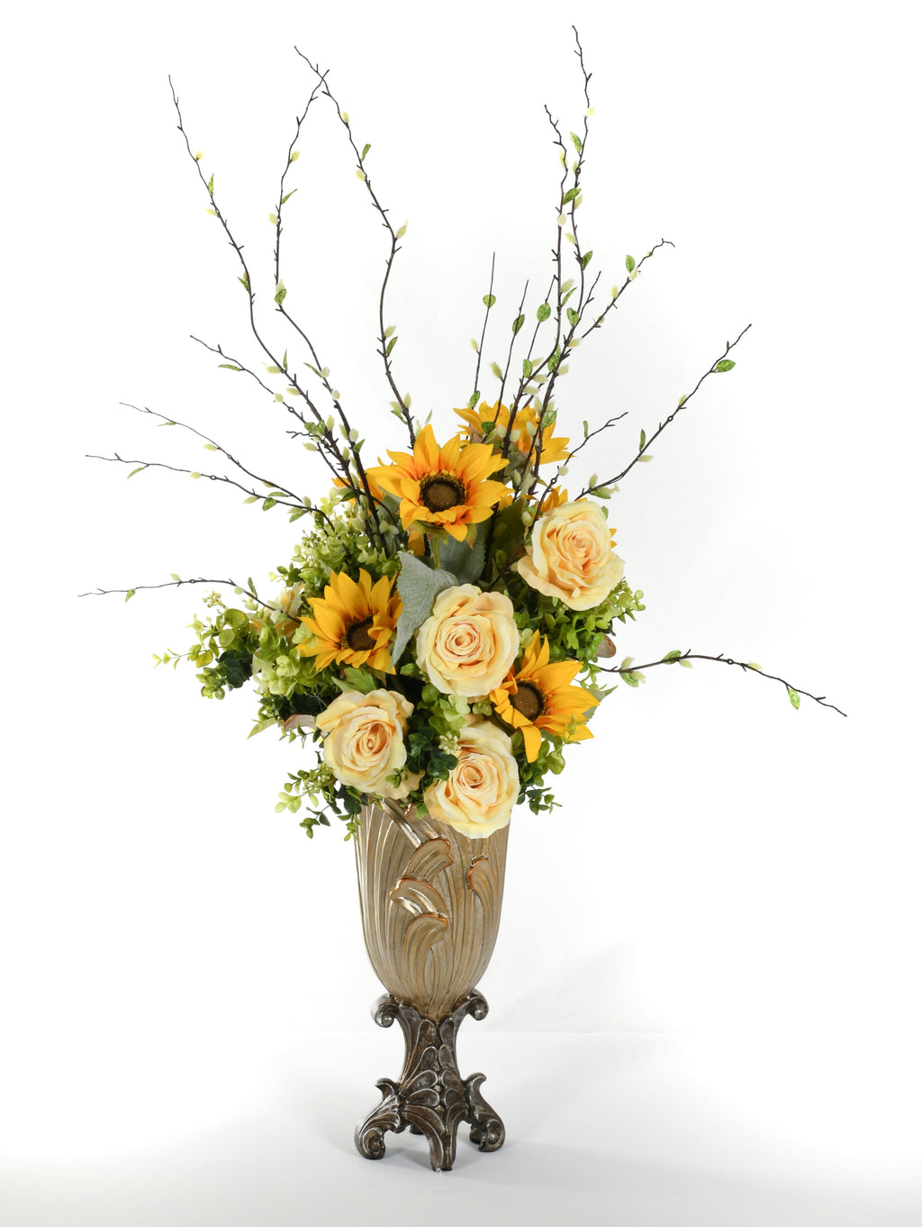 Chiffon Roses and SunflowersÊ Ê