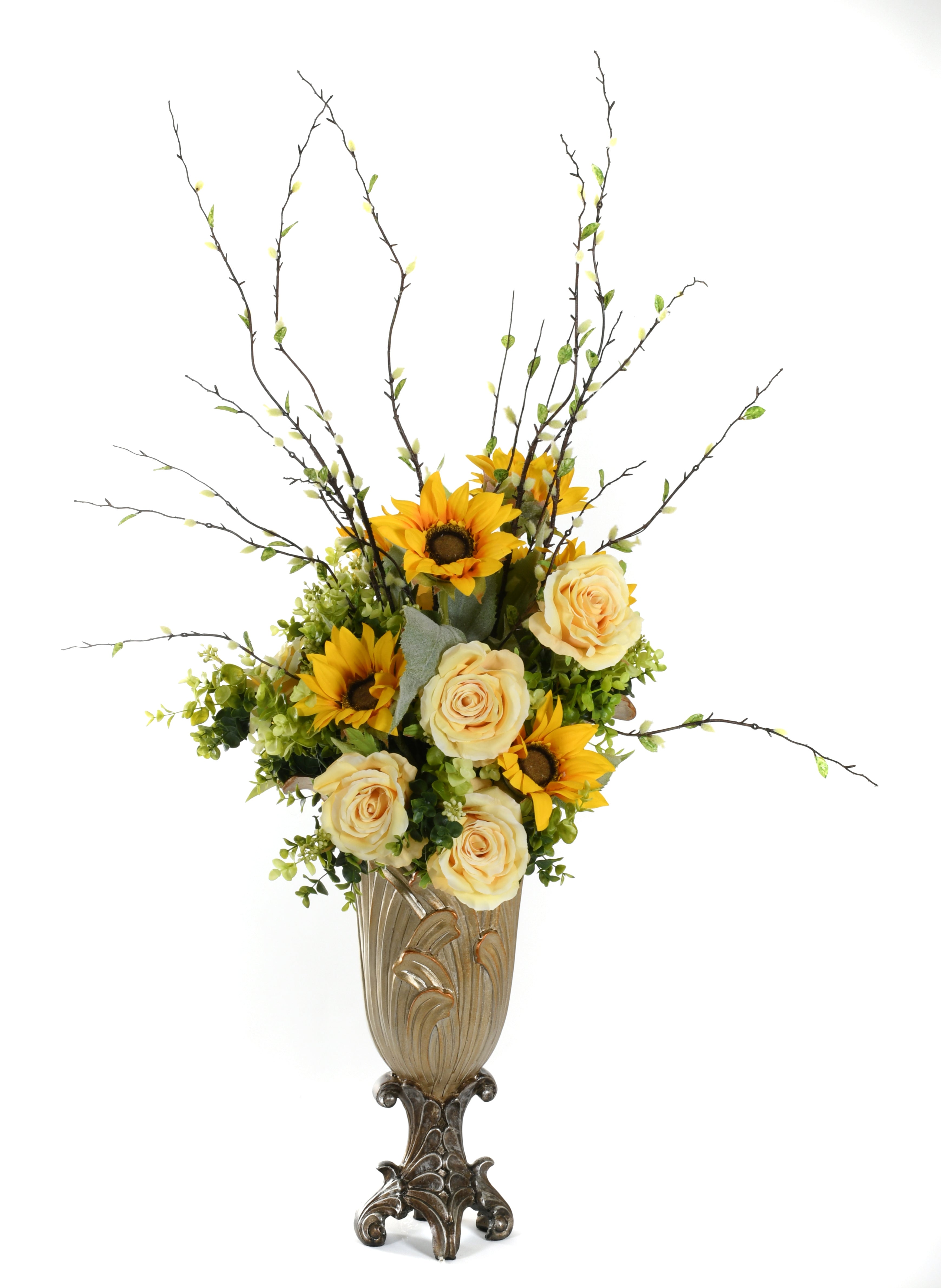 Chiffon Roses and SunflowersÊ Ê
