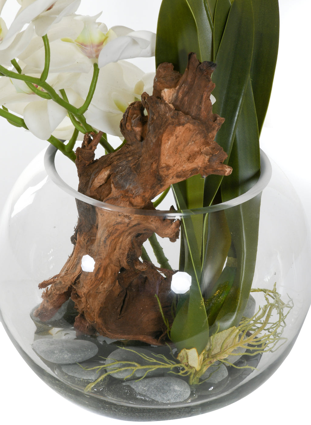 White Orchids Bubble BowlÊÊ