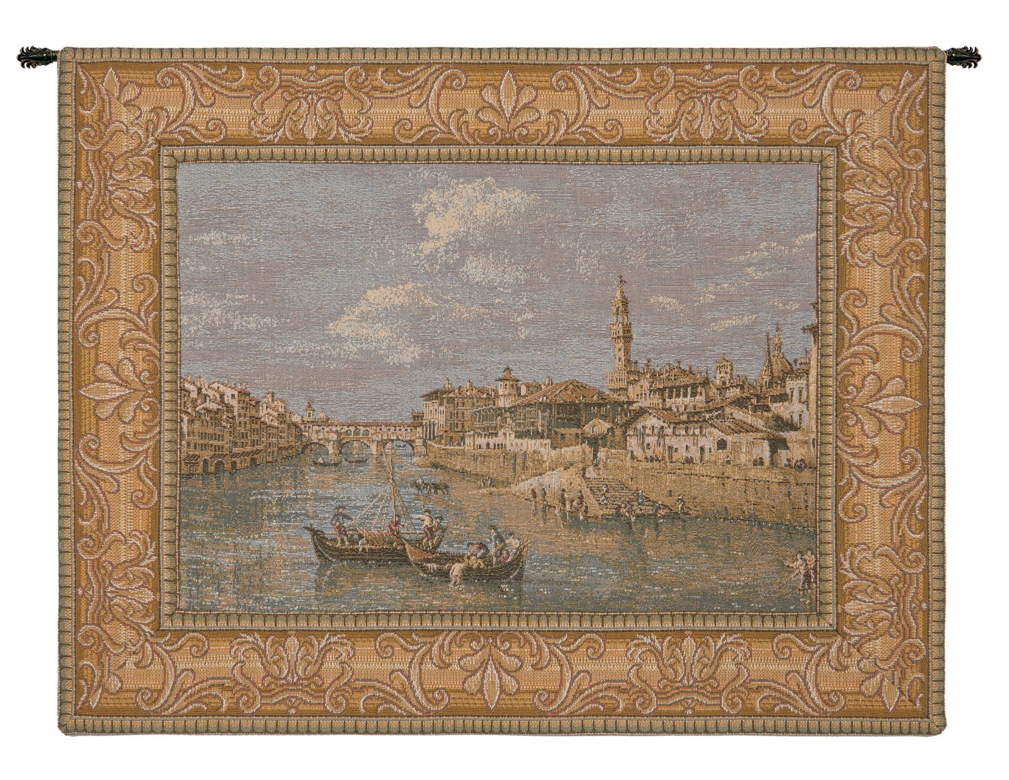 Florence from the Arno Italian Tapestry