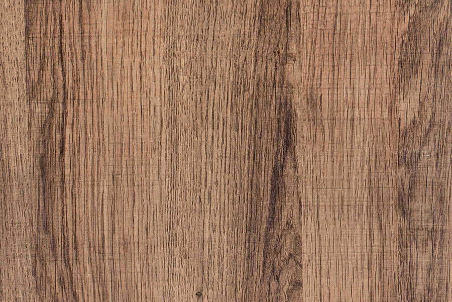 Baxton Studio Yuna Mid-Century Modern Transitional Natural Brown Finished Wood and Black Metal 2-Door Storage Cabinet