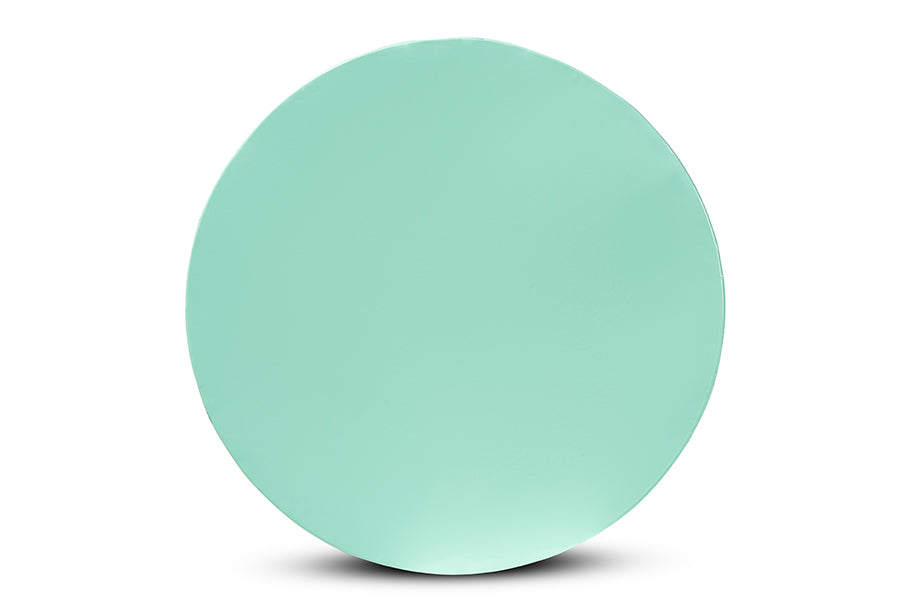 Baxton Studio Jamila Modern and Contemporary Aqua Finished metal Outdoor Side Table