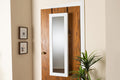 Baxton Studio Richelle Modern and Contemporary White Finished Wood Hanging Jewelry Armoire with Mirror
