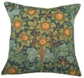 Orange Tree w/Arabesques Blue French Cushion