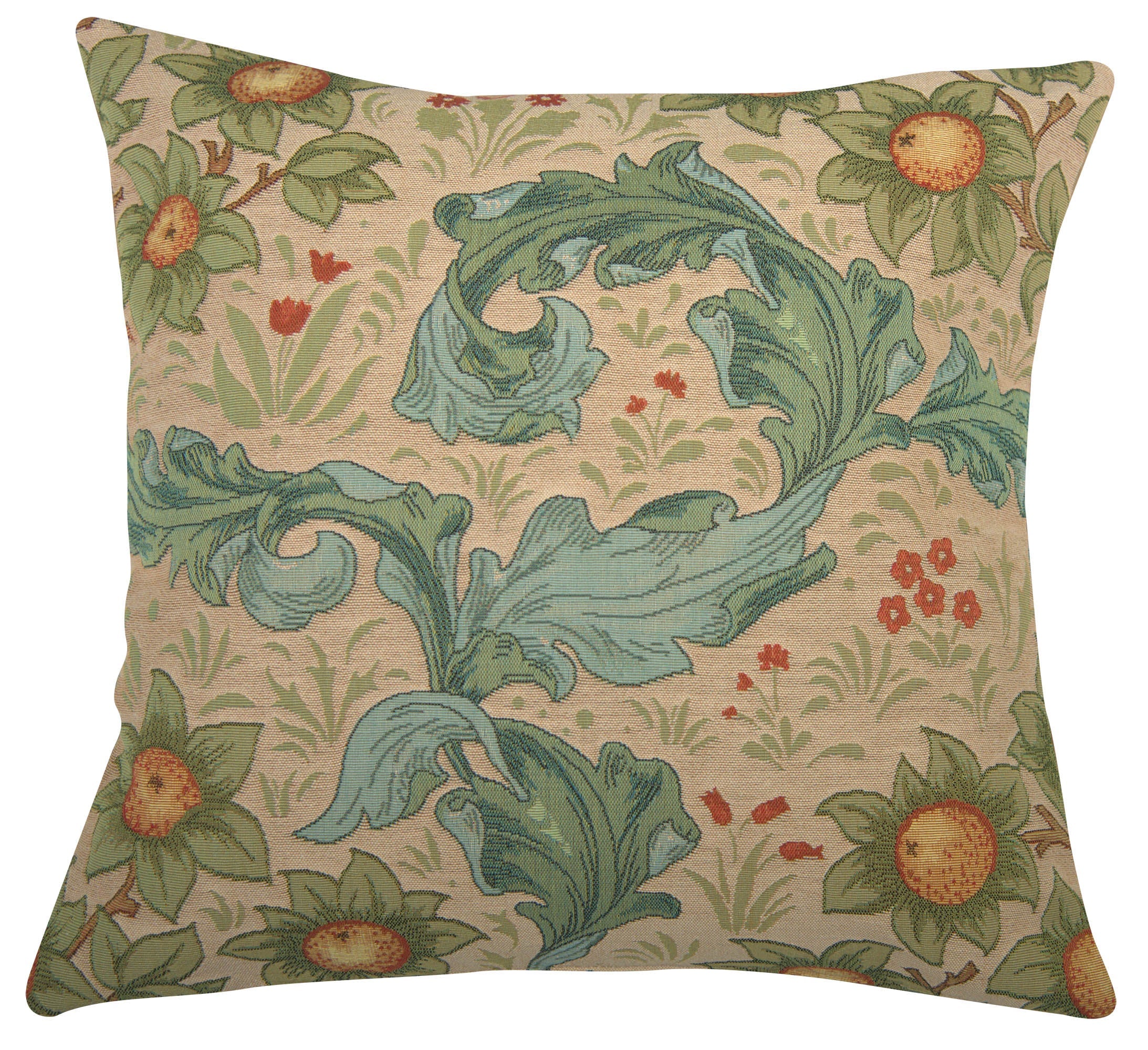 Arabesques w/Orange Tree Light French Cushion