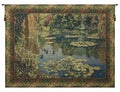 Lake Giverny Classic Border w/Ducks Belgian Tapestry Wall Art