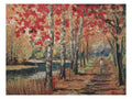 River Walk  Stretched Wall Tapestry