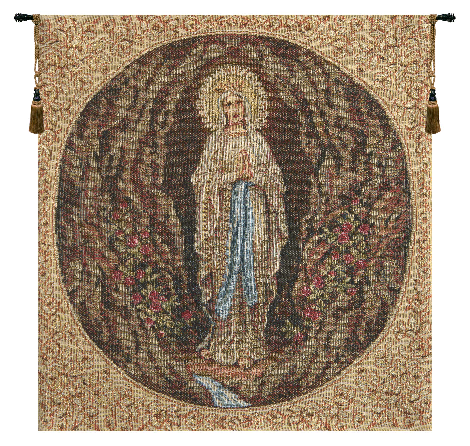 Madonna di Lourdes Square European Wall Art