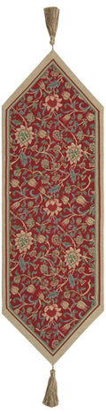 Fleur De Morris Red Table Runner Wholesale