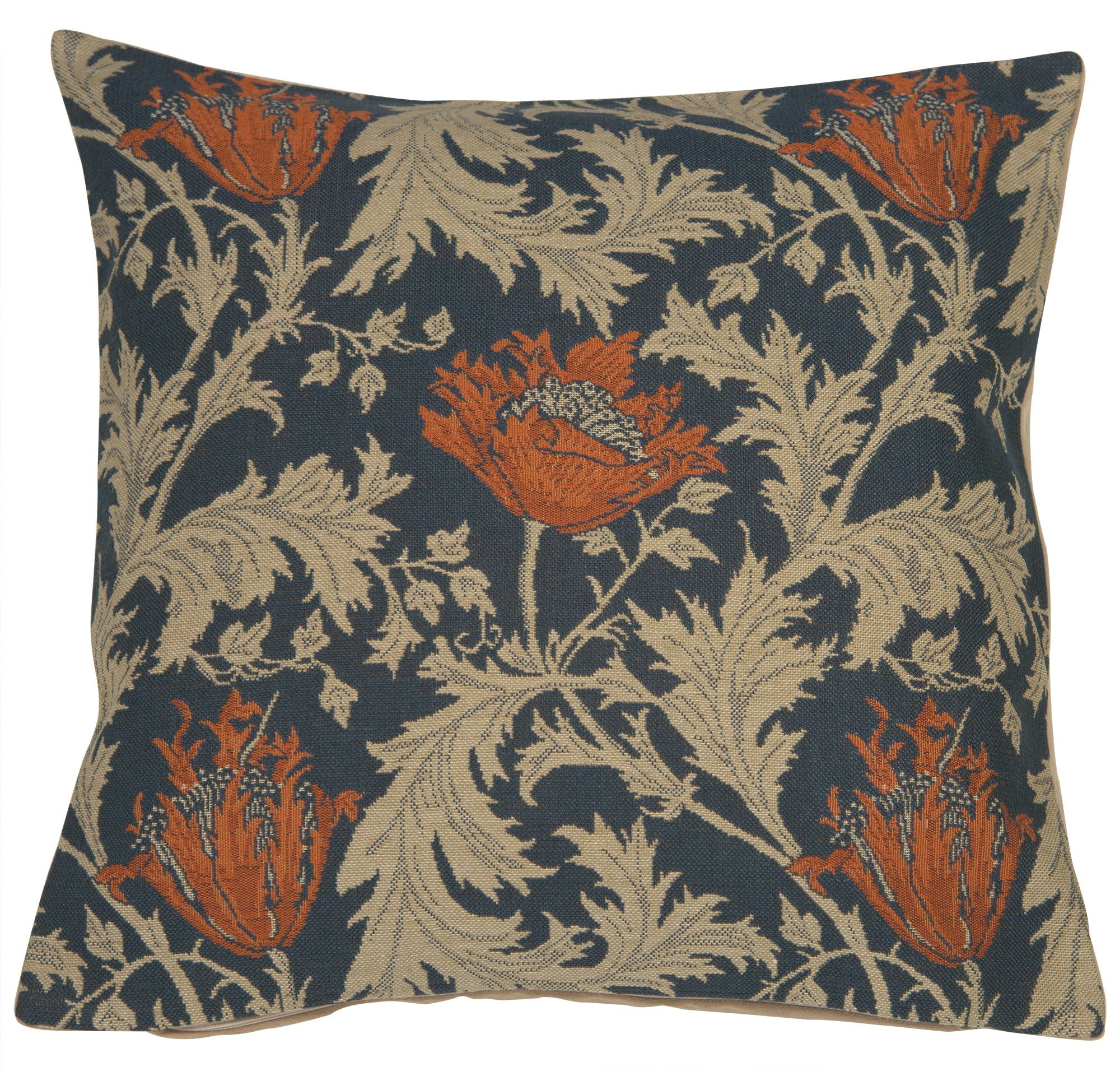 Anemone Blue Rust Cushion Wholesale