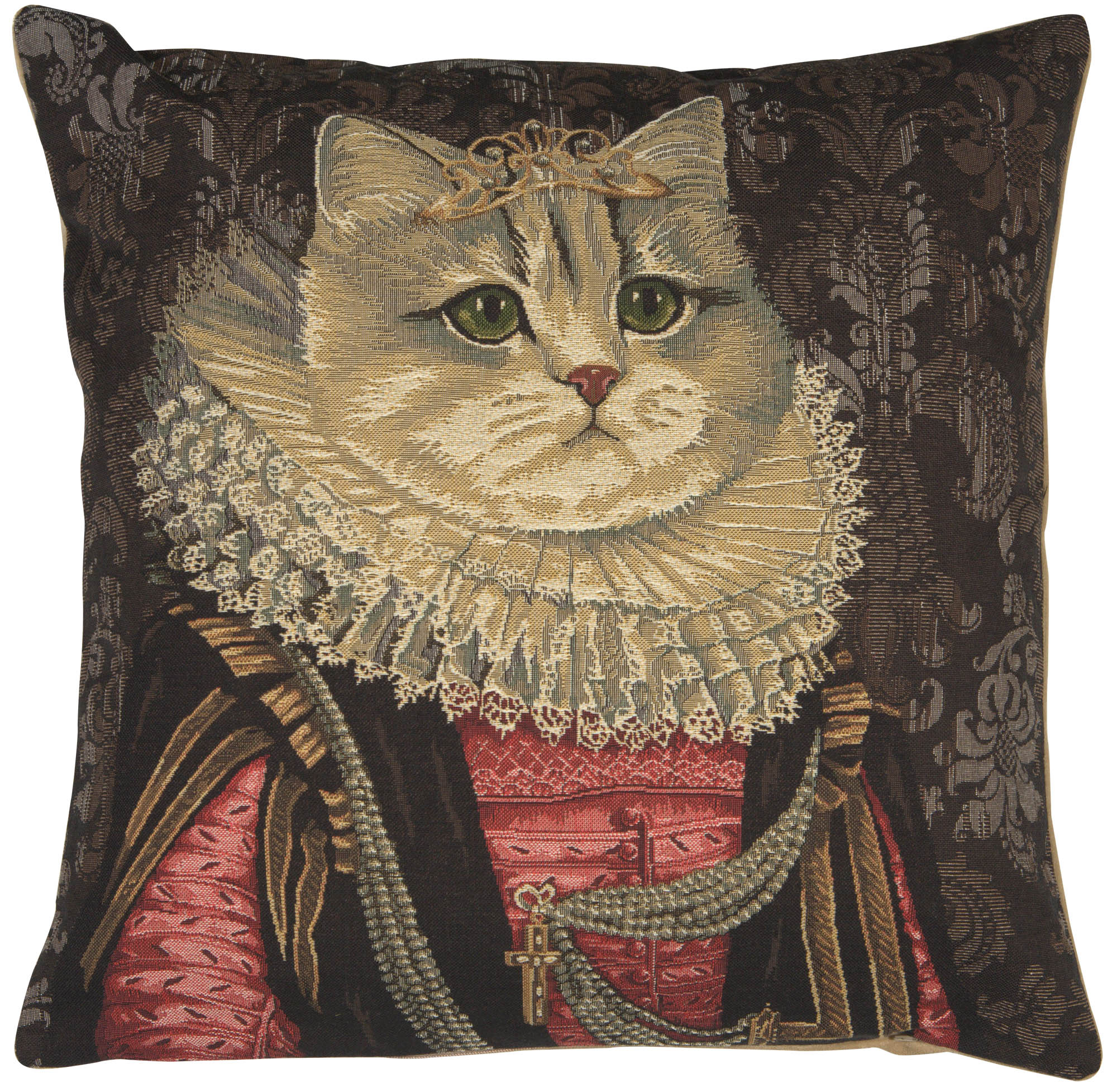 Cat With Crown C European Cushion Covers