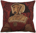 Chien Claude de France European Cushion Covers