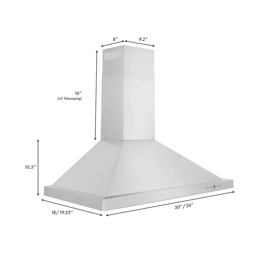 ZLINE 30" Bundle Range RA-WM-30 & Range Hood KB-30, 2KP-RAWMRH30