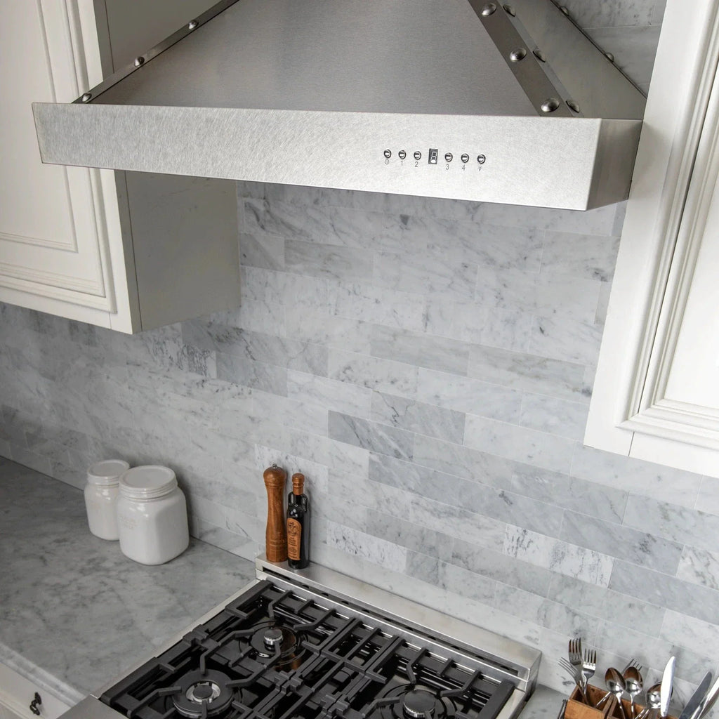 ZLINE 36" Designer Series Stainless Island Range Hood, KB2i-4SSXS-36