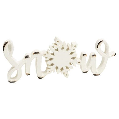 Snow Resin Sitter  (Pack of 4)