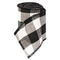 Wired Black & White Buffalo Check Ribbon 3" x 3 Yards (Pack of 2)