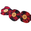 Red & Black Buffalo Check Yo-Yo Garland (Pack of 2)