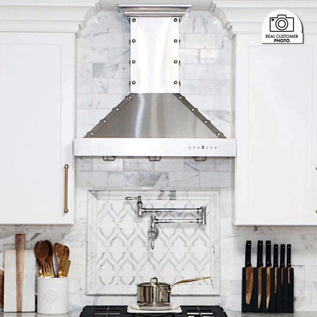 ZLINE 36" Designer Series Stainless Island Range Hood, KB2i-4SSXS-36