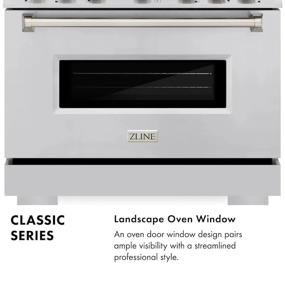 ZLINE 30"Classic Gas Range, Convection Gas Oven, Stainless Steel, CGR30