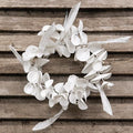 Winter White Sparkle Eucalyptus Candle Ring (Pack of 4)