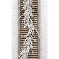 Winter White Sparkle Eucalyptus Garland