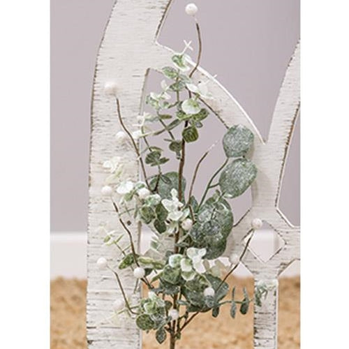 Glitter Frosted Eucalyptus Spray 24" (Pack of 4)
