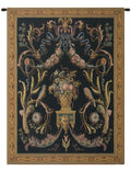Birds Black Belgian Tapestry Wall Art