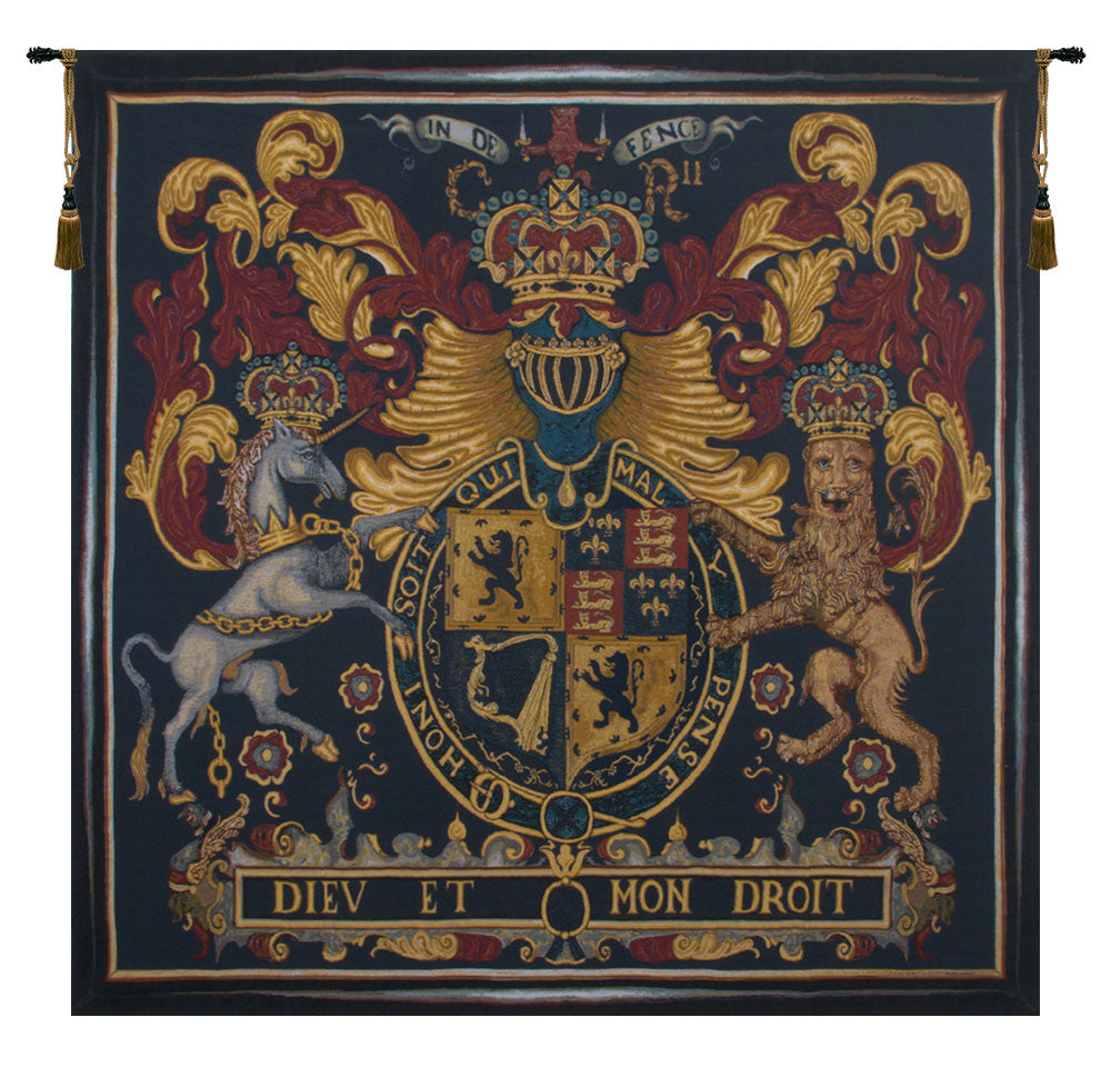 Stuart Crest Belgian Tapestry Wall Art