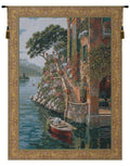 Lake Como Belgian Tapestry Wall Art