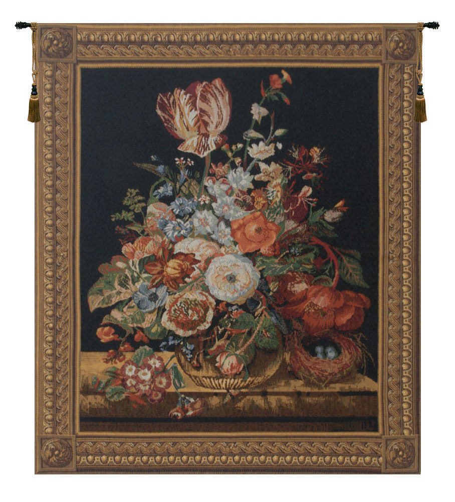 Blumenbild Belgian Tapestry Wall Art