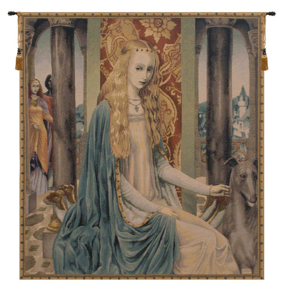 Lady Belgian Tapestry Wall Art