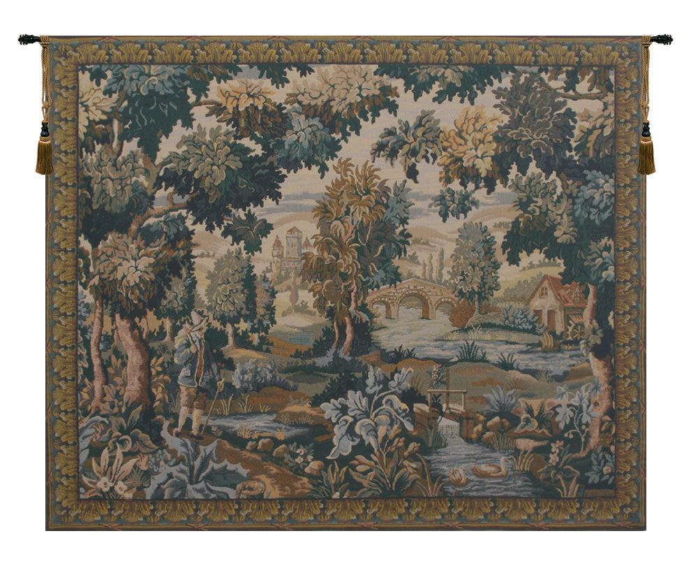Paysage Flamand Moulin Belgian Tapestry Wall Art