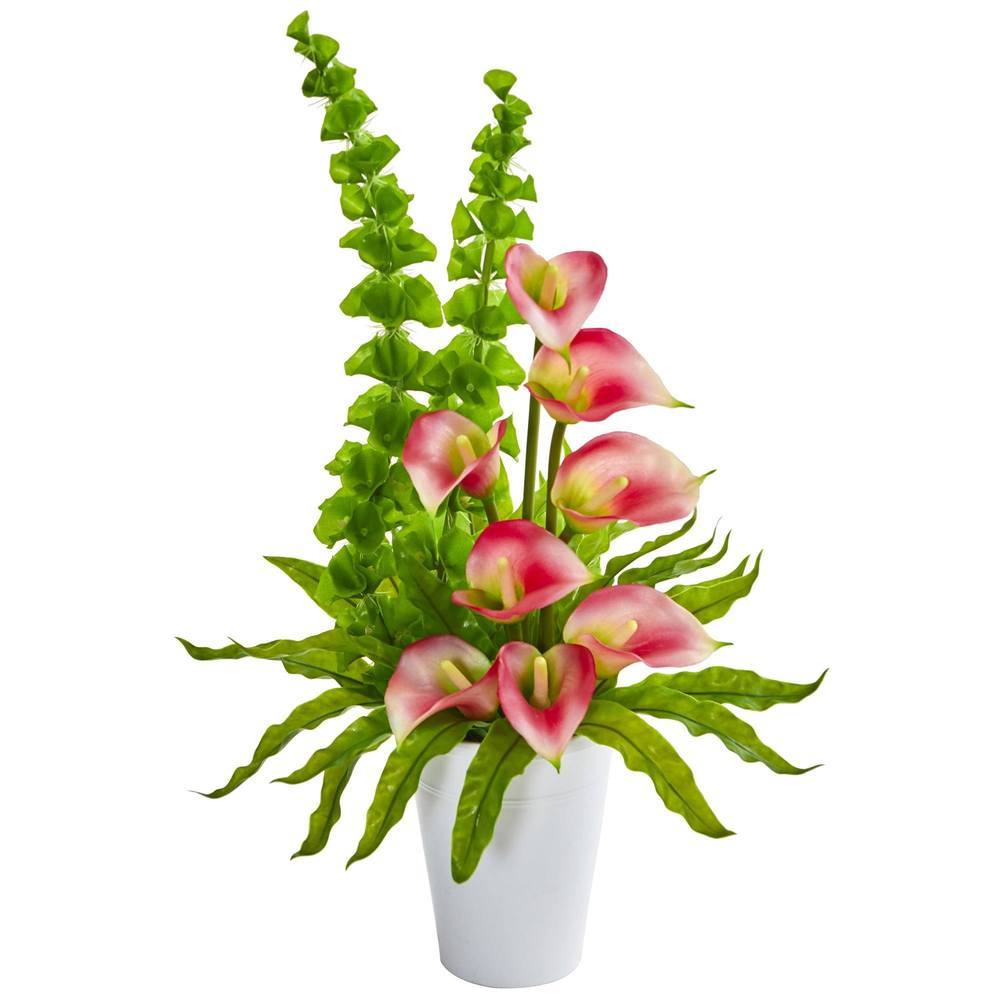 23" Calla Lily and Bell of Ireland Artificial Arrangement