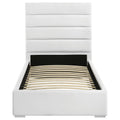 Felicity 53-inch Upholstered Twin Platform Bed White