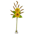 Sunflower & Berry Artificial Arrangement