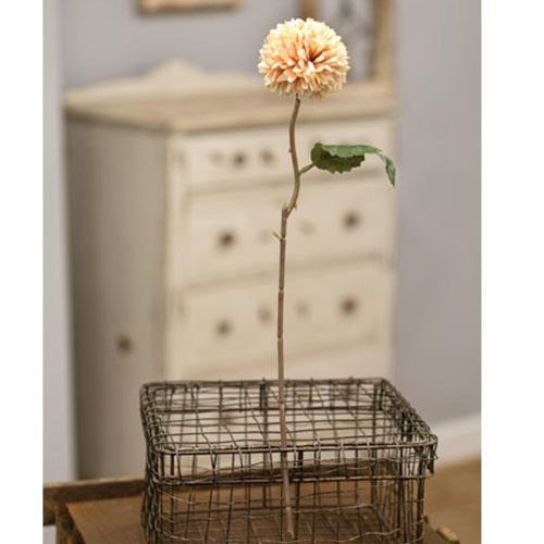 Pompom Flower Stem 14" Pink (Pack of 4)