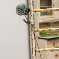 Pompom Flower Spray 22" Antique Blue (Pack of 4)