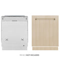 ZLINE Autograph Edition 24" Tall Tub Dishwasher, Custom Panel Ready, Champagne Bronze Handle DWMTZ-24-CB