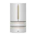 ZLINE 36" Autograph French Door Refrigerator, Ice Maker, Stainless Steel RFMZ-36-FCB