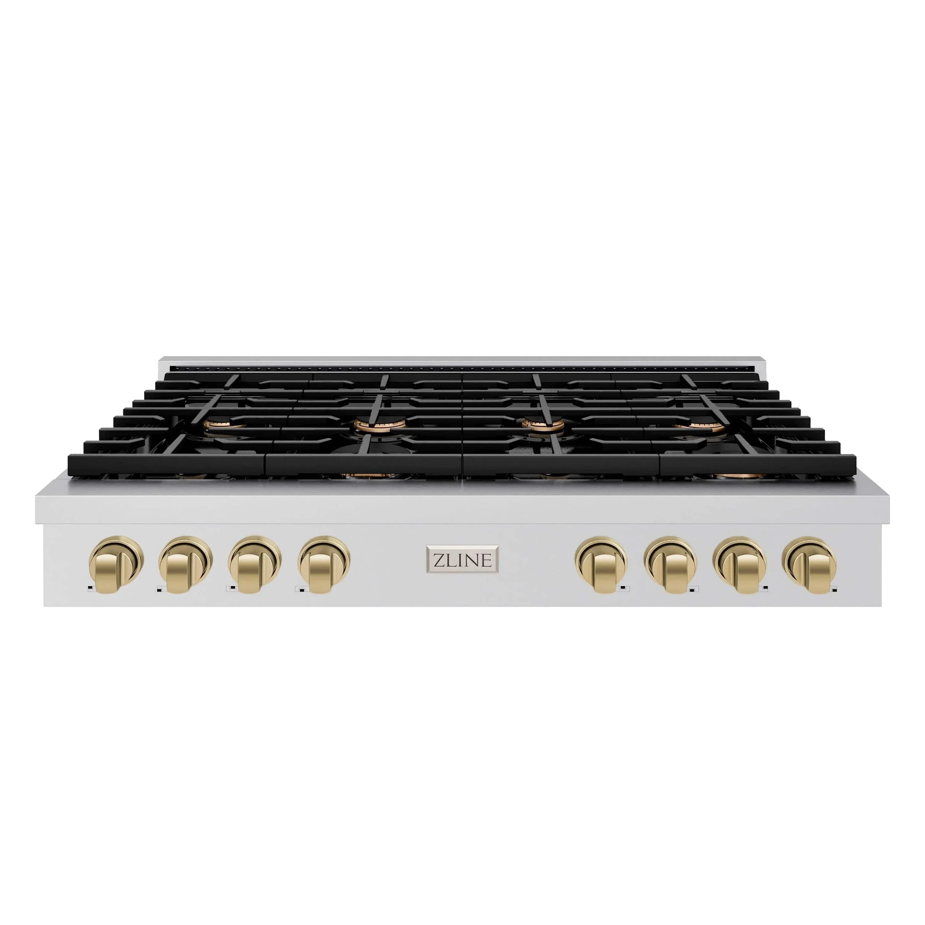 ZLINE 48" Paramount Gas Rangetop Stainless Steel Champagne Bronze SRTZ-48-CB