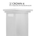 ZLINE Crown Molding #4 for Wall Range Hood, CM4-587/597/KE/KECOM-30/KZ