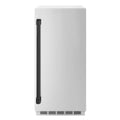 ZLINE 15" Touchstone Gourmet Ice Maker Drain Pump Stainless Steel Door Matte Black IGMDZ-ST-15-MB