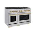 ZLINE 48"Gas Range, Convection Gas Oven, DuraSnow® Champagne Bronze, SGRSZ-48-CB