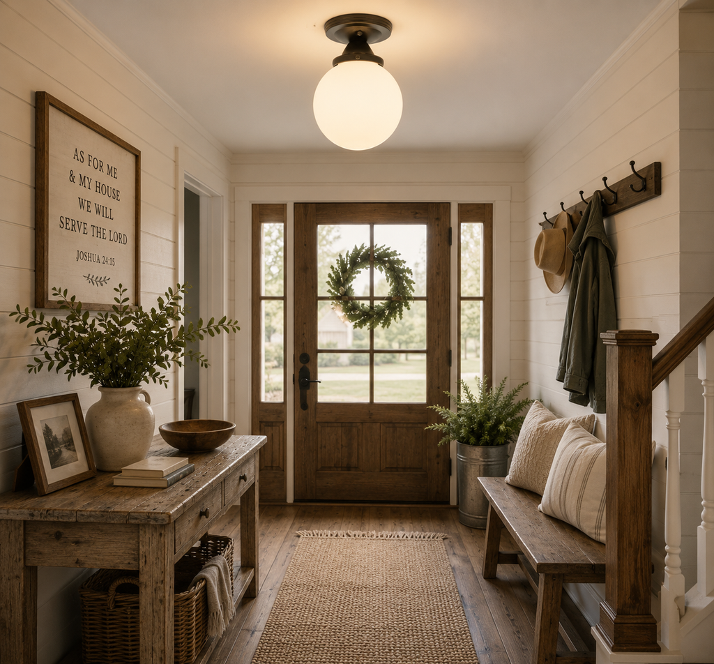 MODERN OPAL Schoolhouse Globe Ceiling Light