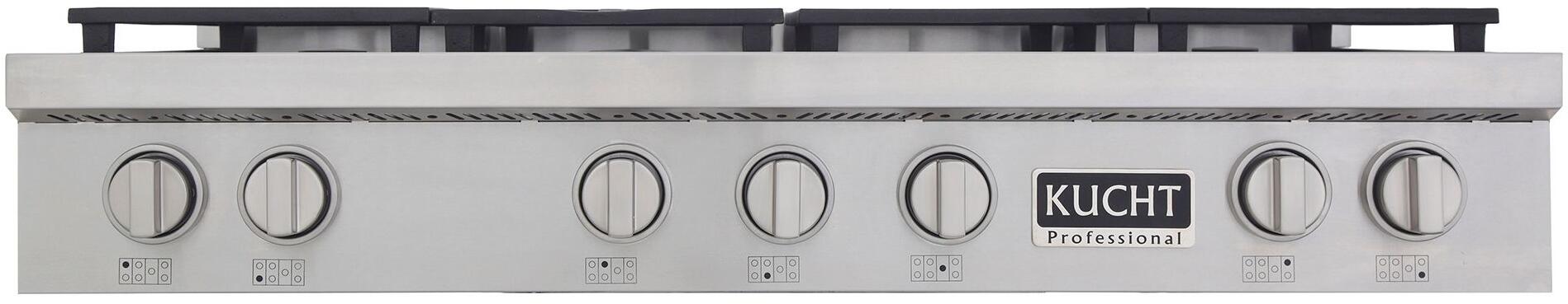 Kucht 48" Inch Gas Sealed Burner Rangetop, KFX489T-S