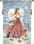Christmas Angel Fine Art Tapestry