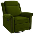 360 Degrees Swivel Recliner Manual Rocking Recliner Home With Adjustable Backrest