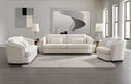 Mariko - 3 Piece Living Room Set Sofa Loveseat Chair - Beige
