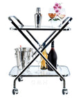 Anne Home - X-Shape Bar Cart